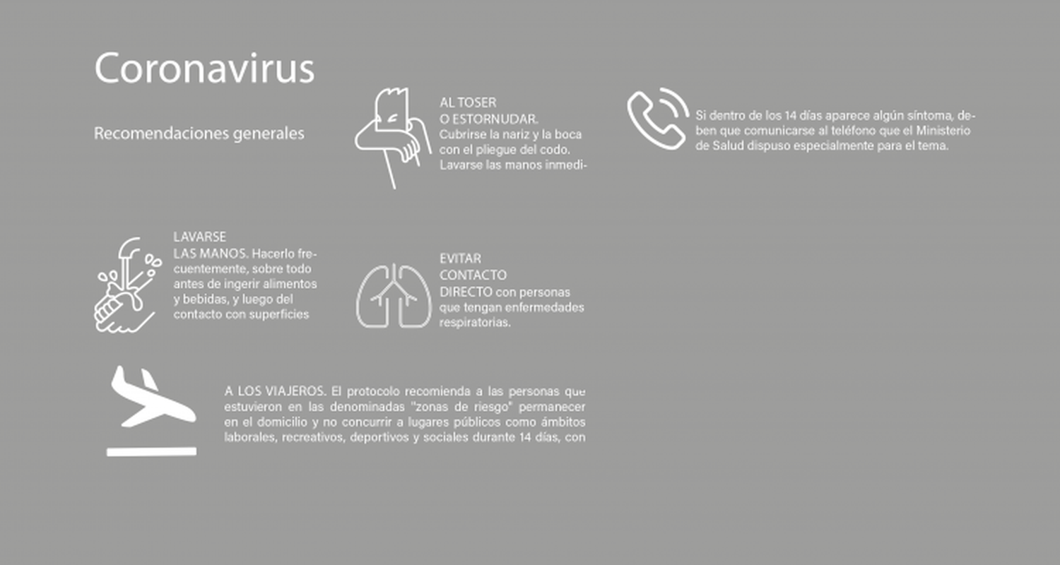 Alerta local tras la confirmación de coronavirus en la esposa del secretario de Economía