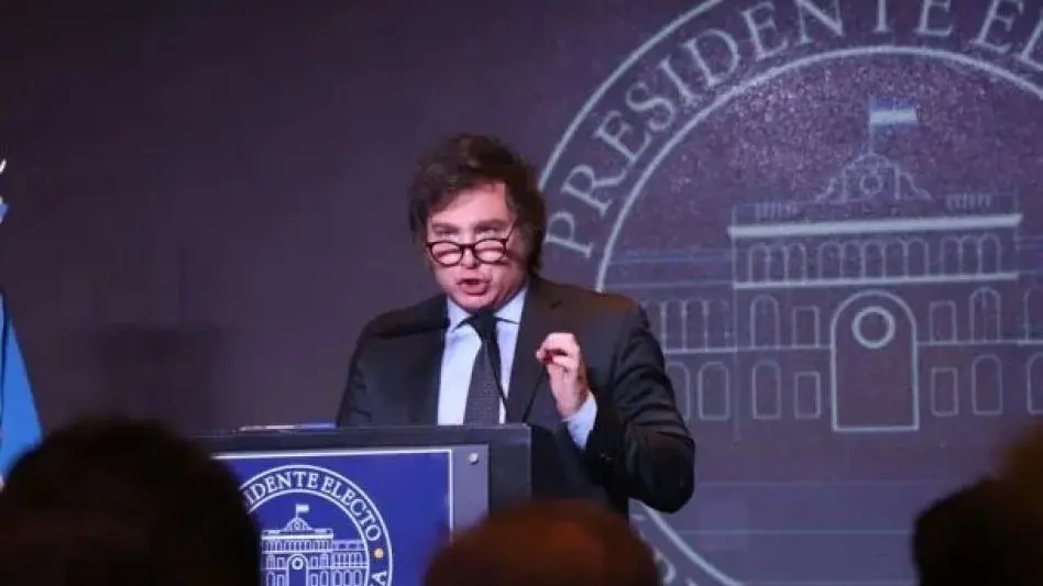 Javier Milei estrenó la "Oficina del Presidente Electo" 