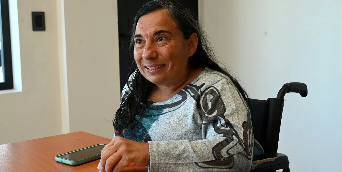 "Necesitamos estar en las estadísticas y visibilizadas", dice Gabriela Bruno, referente en temas de discapacidad. Crédito: Flavio Raina.