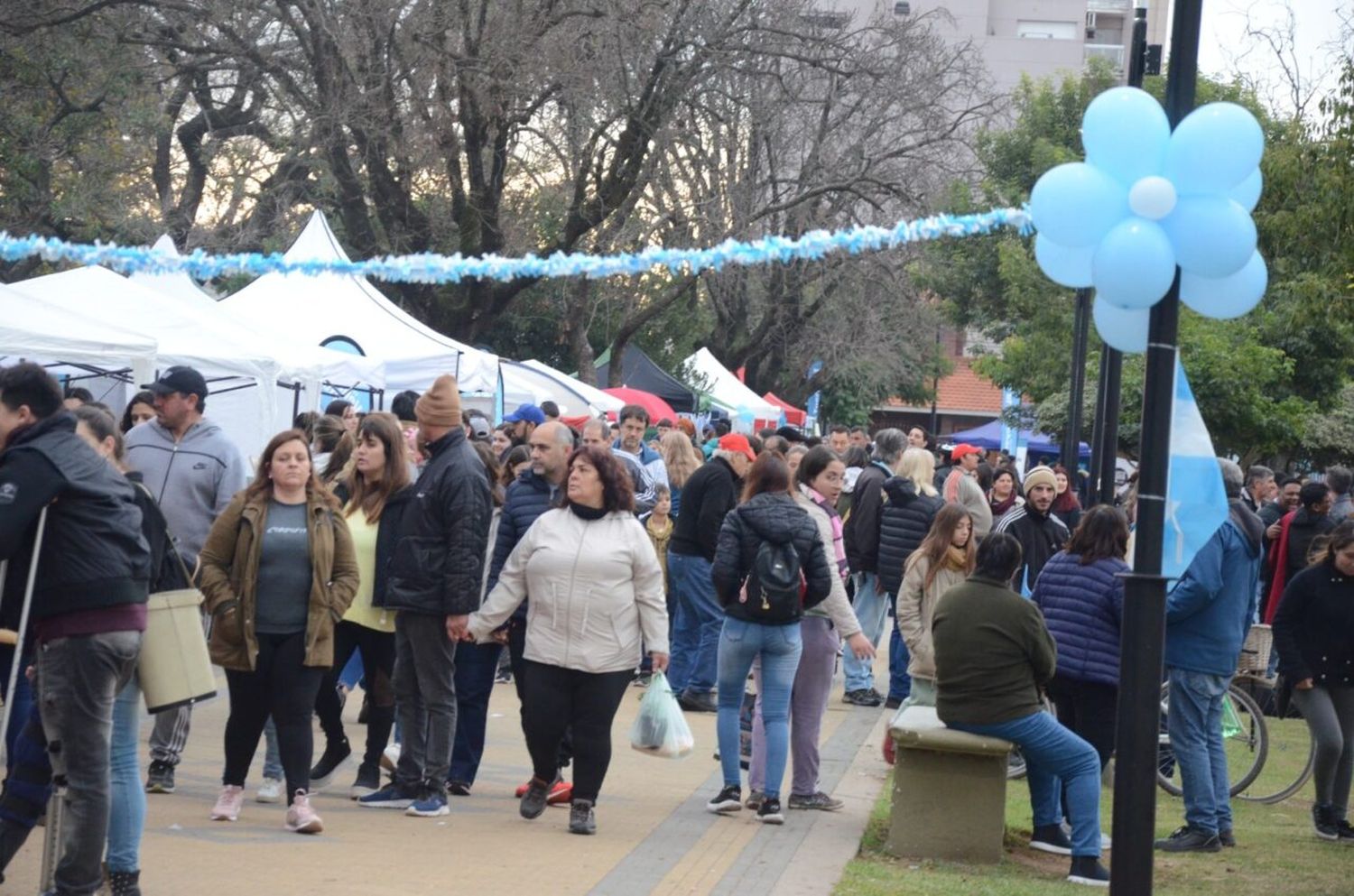 Gran concurrencia en el especial del Paseo de la Ciudad por el 9 de Julio 