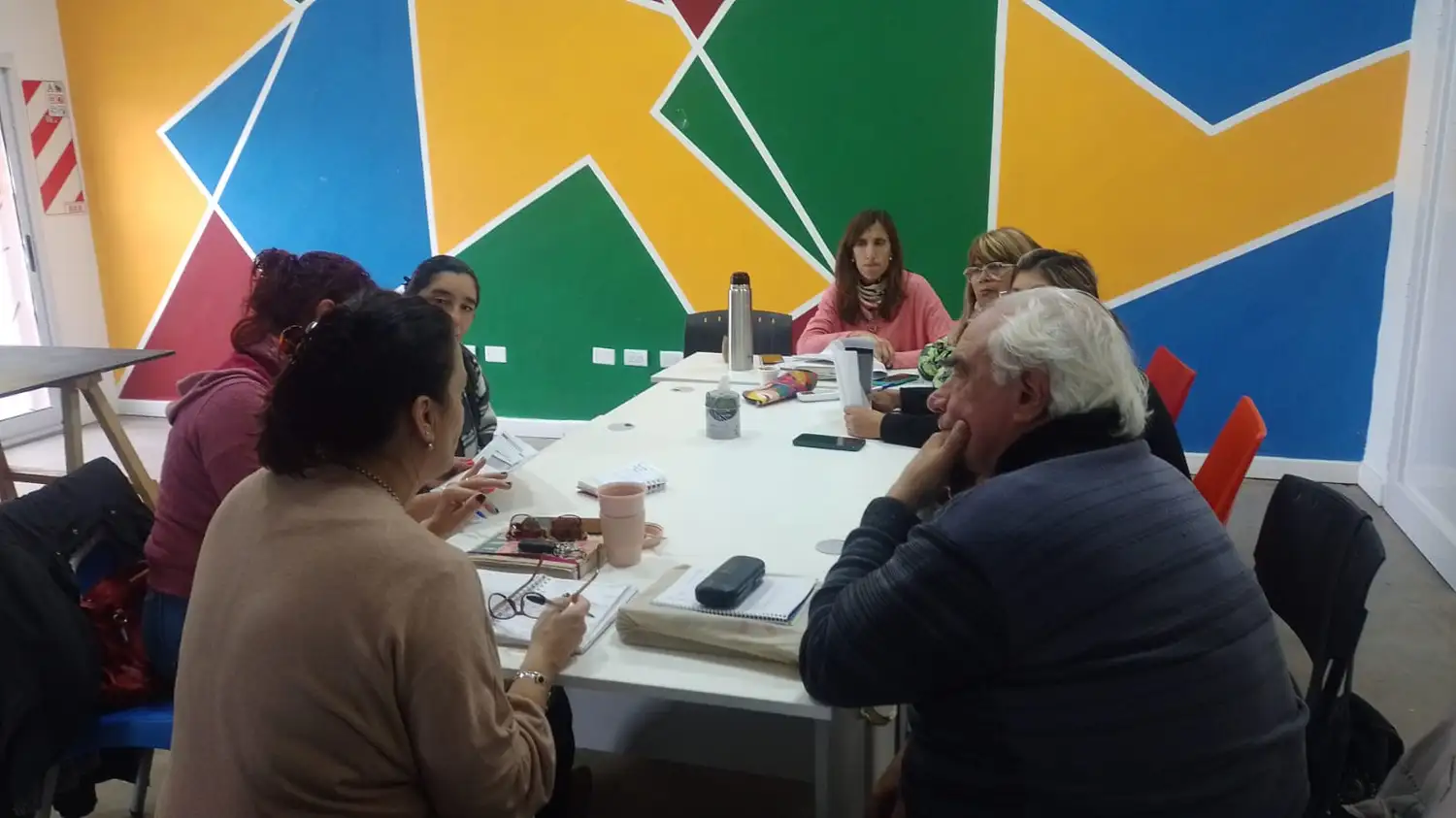 Las responsables de Desarrollo Humano y Hábitat volvieron a mantener reuniones con los comedores de la UTEP.