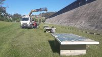Tras el pedido hecho por la Academia, reubicaron las mesas de ping pong en la zona del Lago del Fuerte
