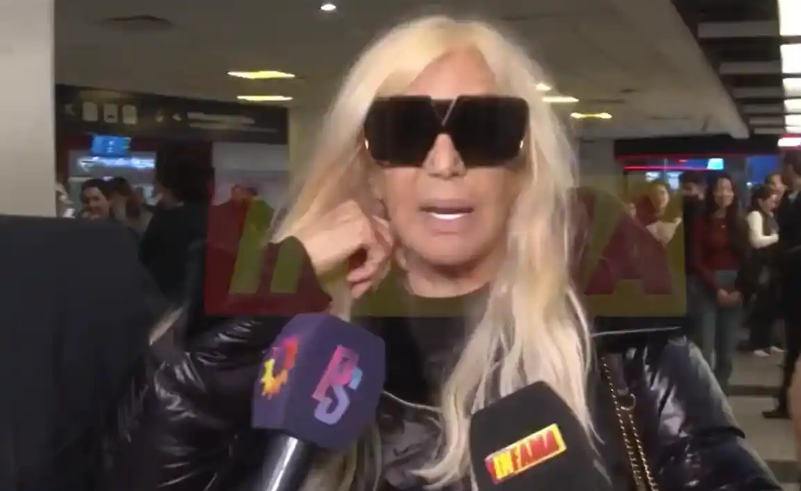 Susana Gimenez al llegar al país expresó su pesar por la muerte de Mila Yankelevich