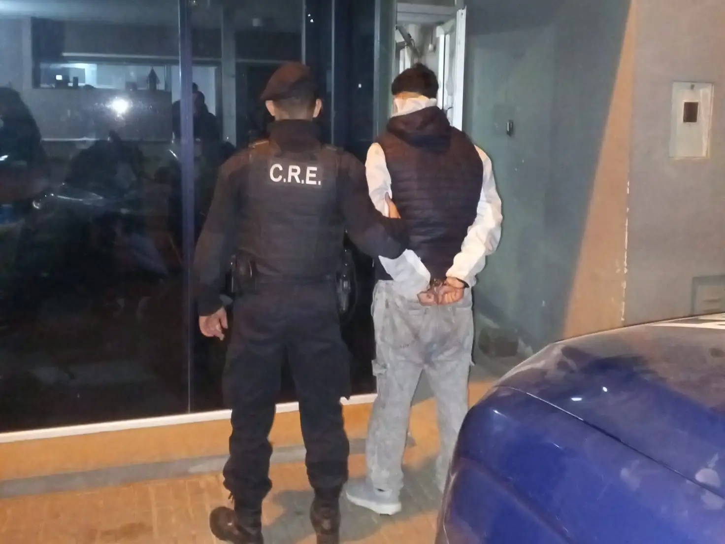 El joven de 18 años fue trasladado a sede policial.