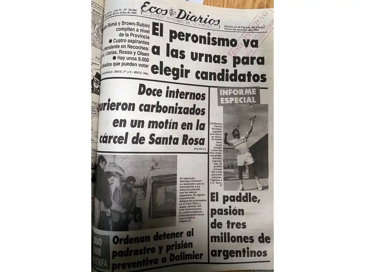 Domingo 28 de julio de 1991