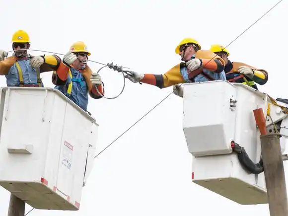 Continúan trabajando para reponer el servicio eléctrico en las zonas afectadas por el temporal