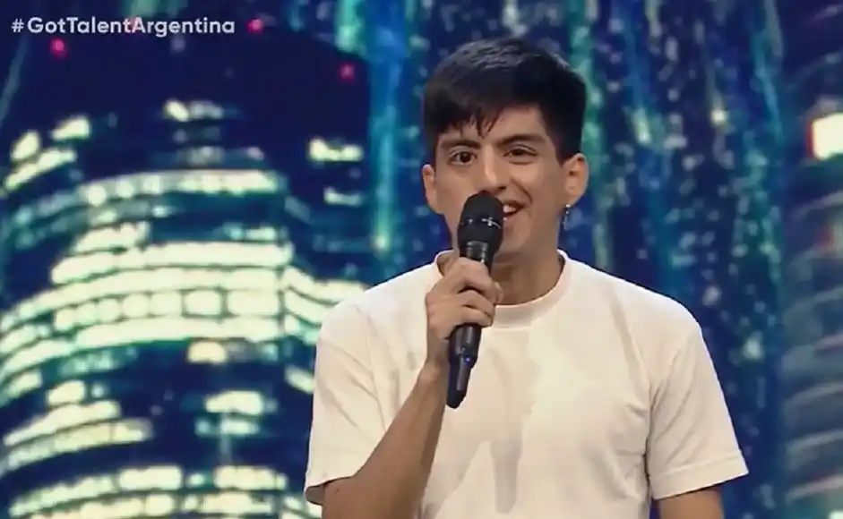Matías Villalba, participante de "Got Talent", tiene el síndrome de Moebius.