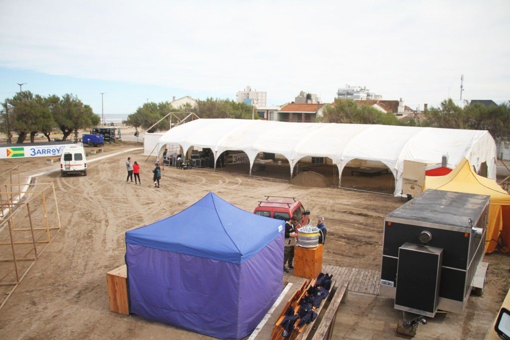 Así se preparó la Semana Santa frente al mar