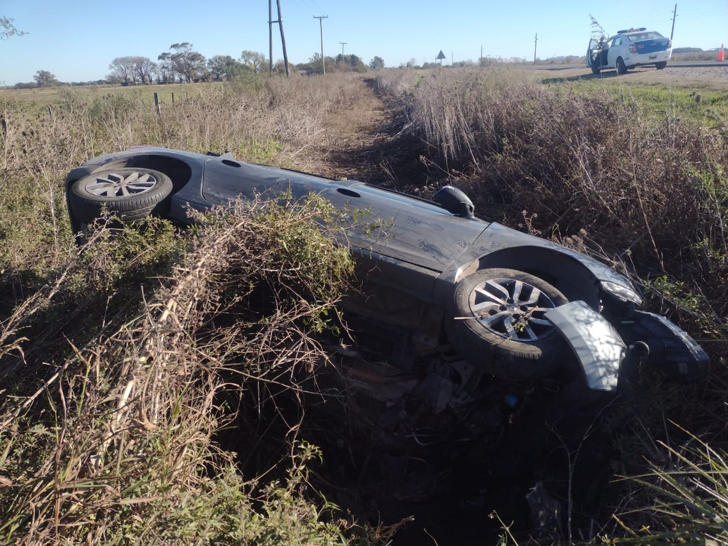 Los accidentes de tránsito se produjeron en cercanías a la ciudad.