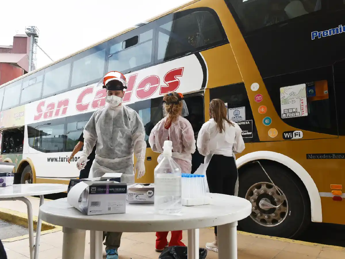 Se hisoparon a 195 personas que ingresaron a la ciudad 