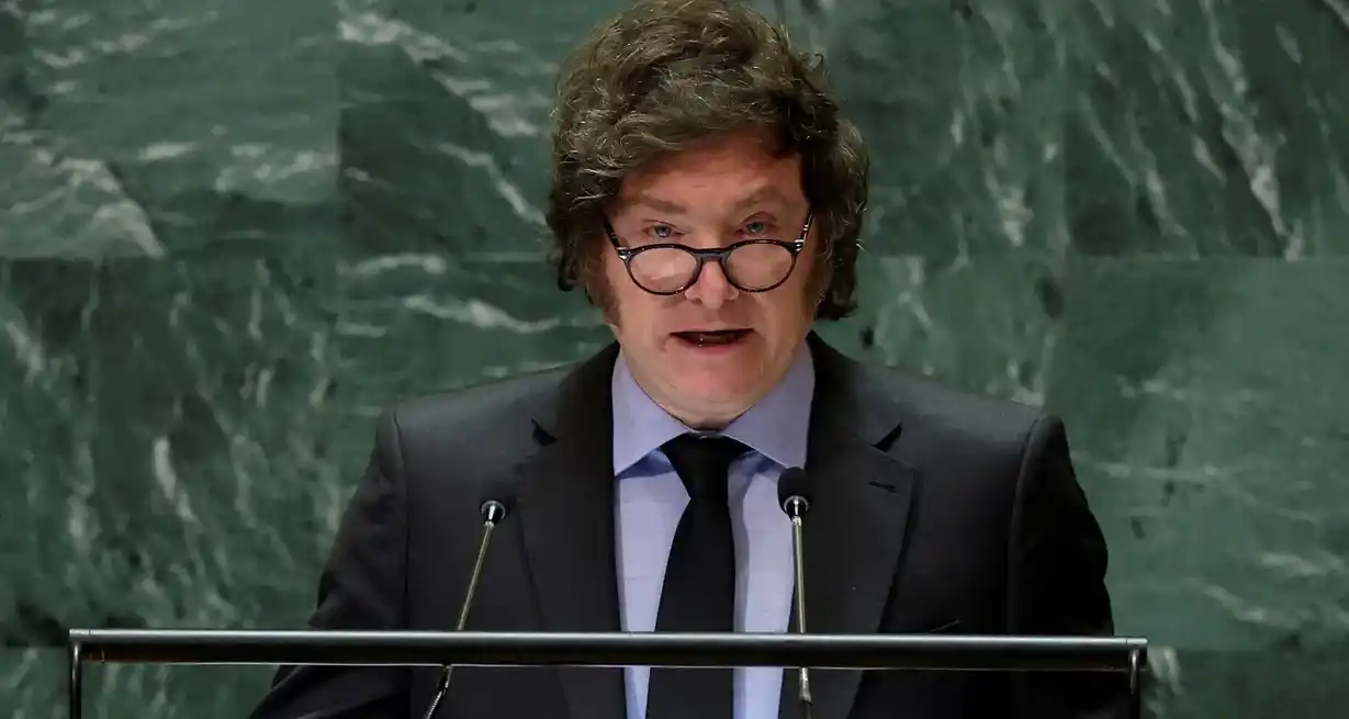 El presidente Javier Milei. Crédito: Reuters.