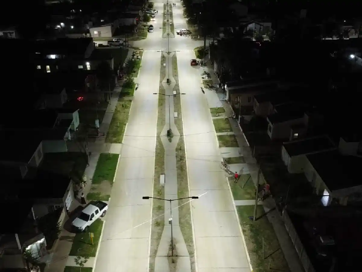  Ramona renovó la totalidad de su alumbrado público