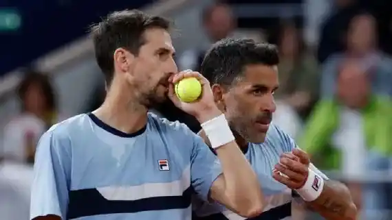 Molteni y "Machi" González.