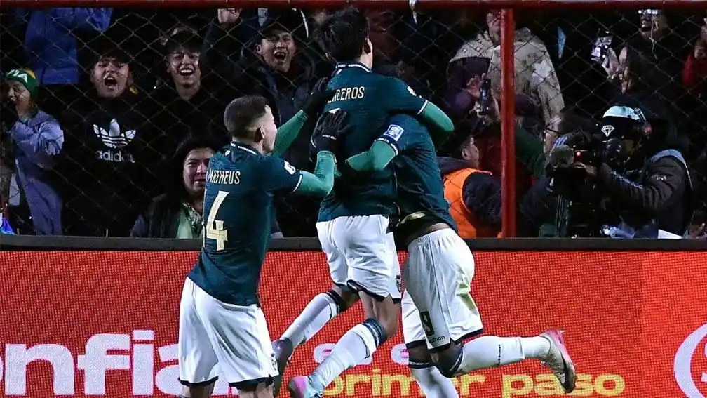 Terceros ya anotó de penal, para la victoria boliviana.