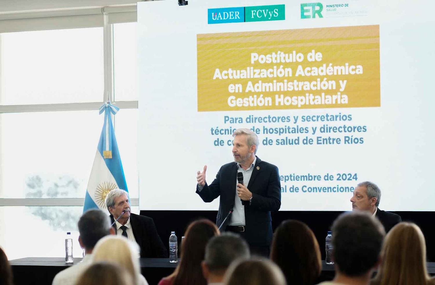 Frigerio lanzó una formación de gestión hospitalaria para directivos y técnicos de efectores de salud