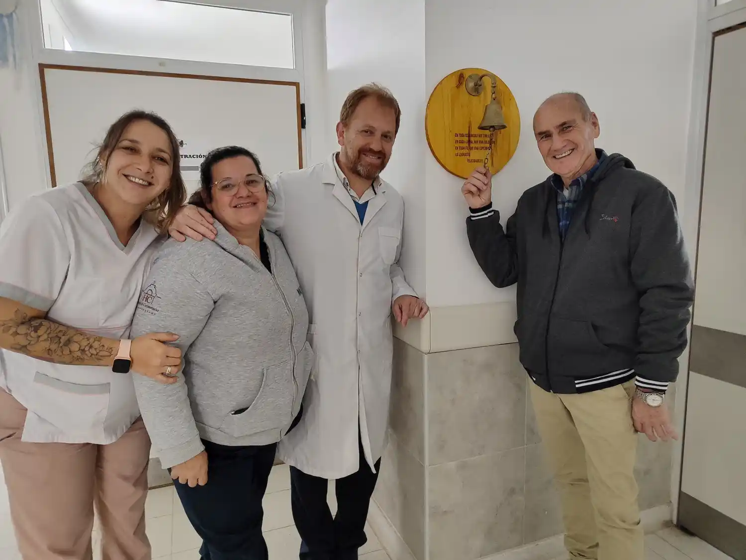 La emoción de un gualeguaychuense tras culminar su tratamiento de quimioterapia