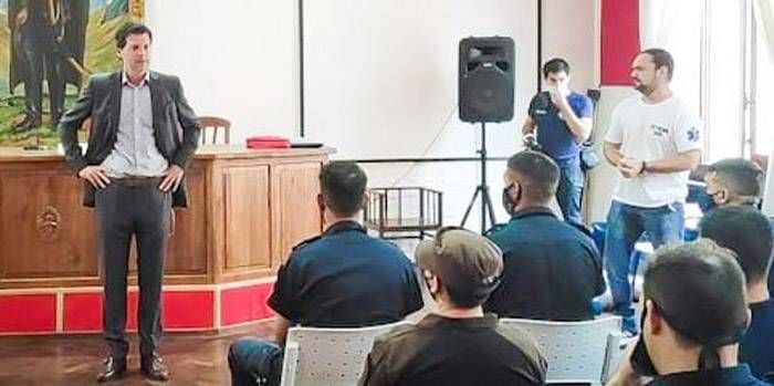 CAFESG capacita al personal policial  en primeros auxilios