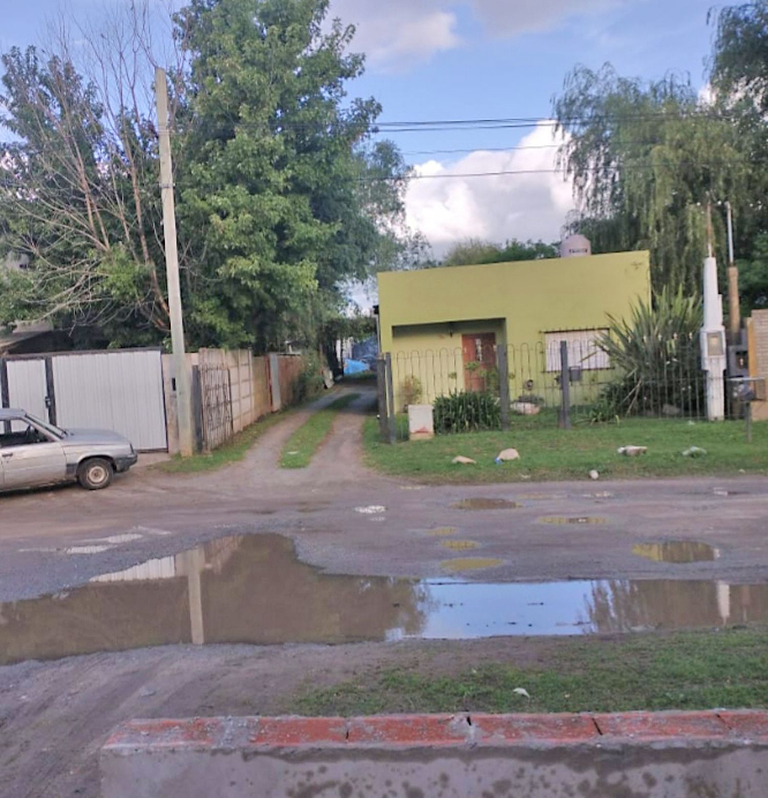 Agua acumulada