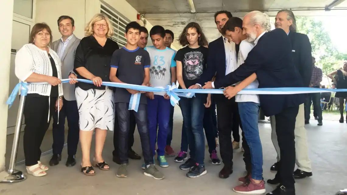 Inauguraron obras en la Escuela Técnica N° 458 de Laguna Paiva