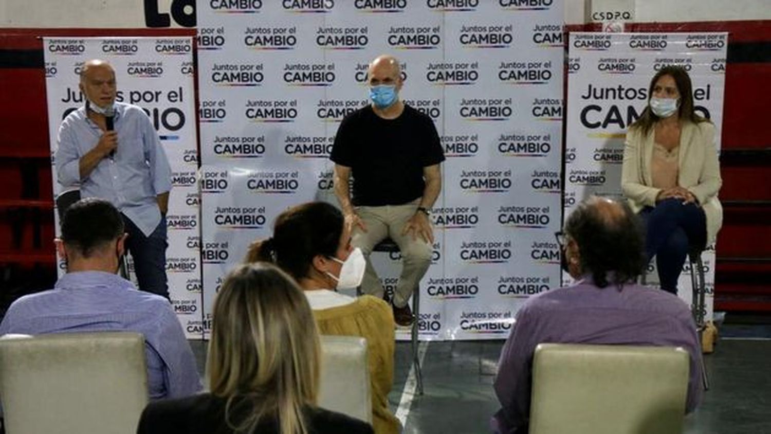 Vidal reapareció en Lanús y mantuvo una reunión con Grindetti y Rodríguez Larreta: ¿Será candidata a diputada en 2021?