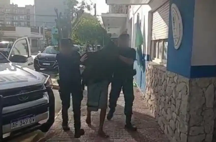 Detuvieron a delincuente por robo en la calle y se resistió a los golpes