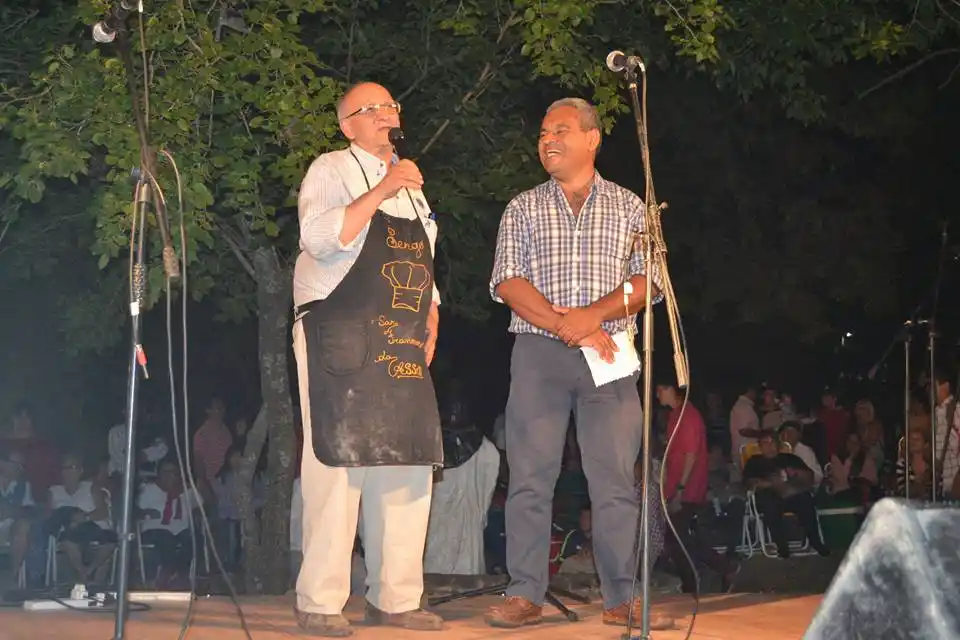 José María Kablan junto a Alejandro Bustos.