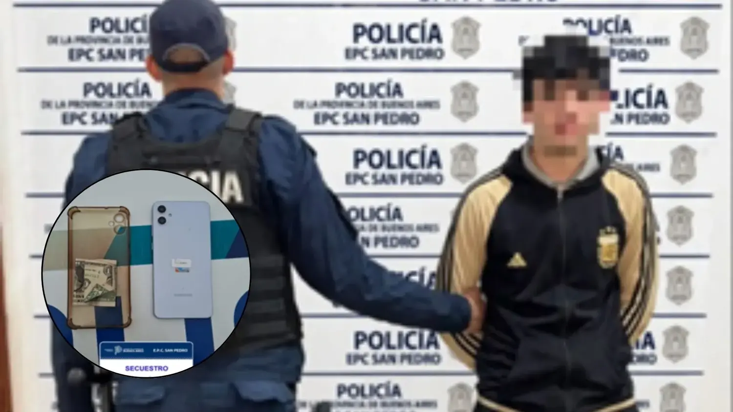 Un joven de 18 años fue aprehendido tras una discusión de pareja. Fue denunciado por sustraer un celular.