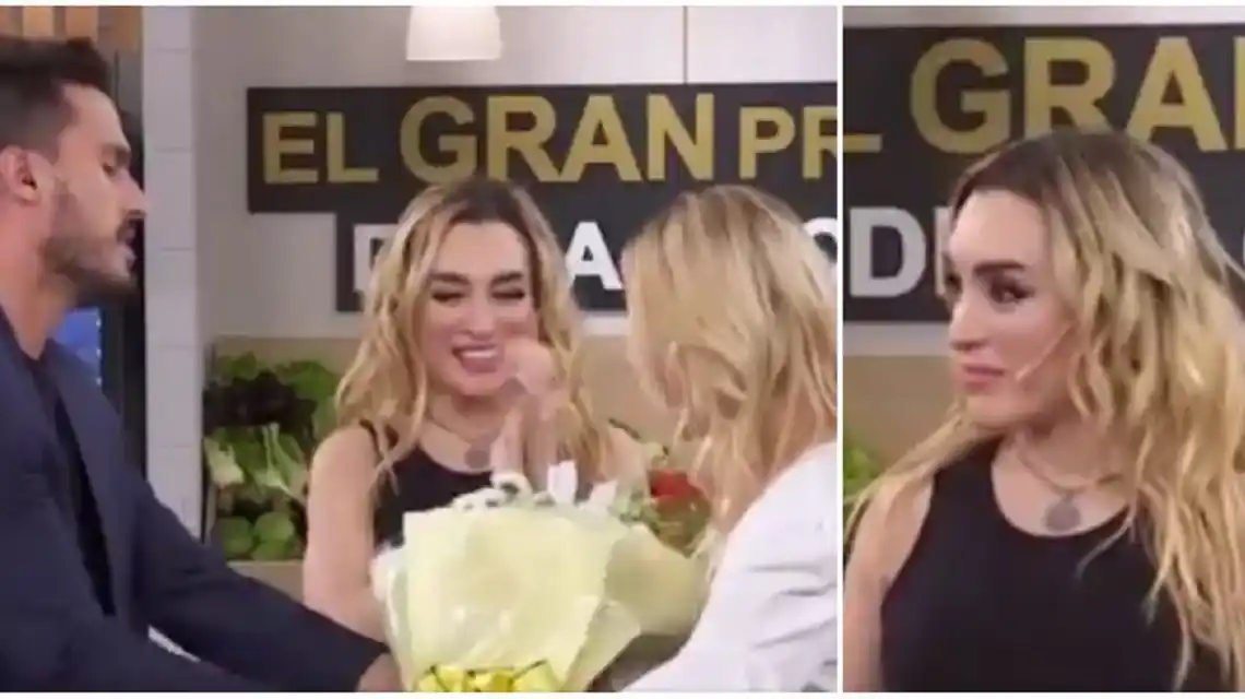 El blooper de Fátima Florez por un ramo de Juan Marconi