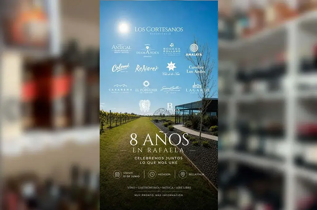 Los Cortesanos celebra 8 años en Rafaela: “Habrá 150 etiquetas, sommelier y gastronomía al fuego”
