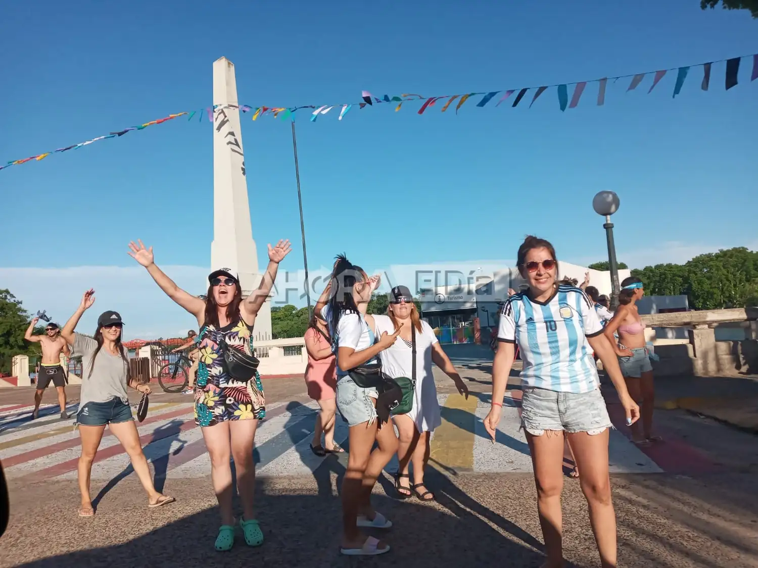 festejos costanera argentina 2 australia 1 - 8
