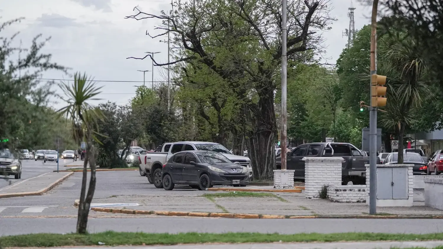 En el sector de avenida 59 entre 64 y 66, se produjo el violento incidente