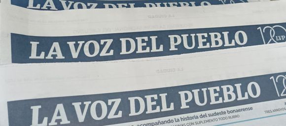 Por problemas técnicos, la versión impresa de La Voz del Pueblo del día de la fecha salió con demora