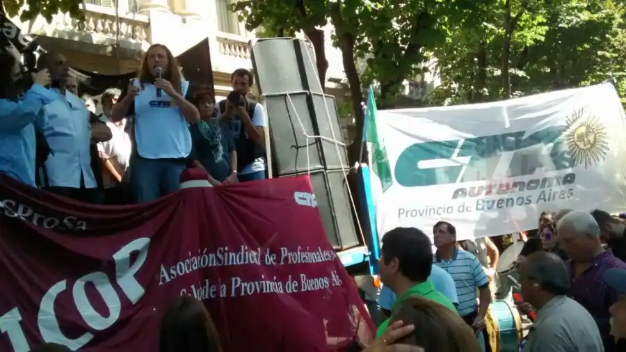 Comenzó el paro por 48 horas de ATE bonaerense