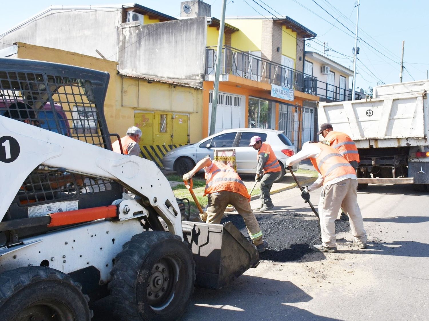 Programa de arreglo y bacheo de calles