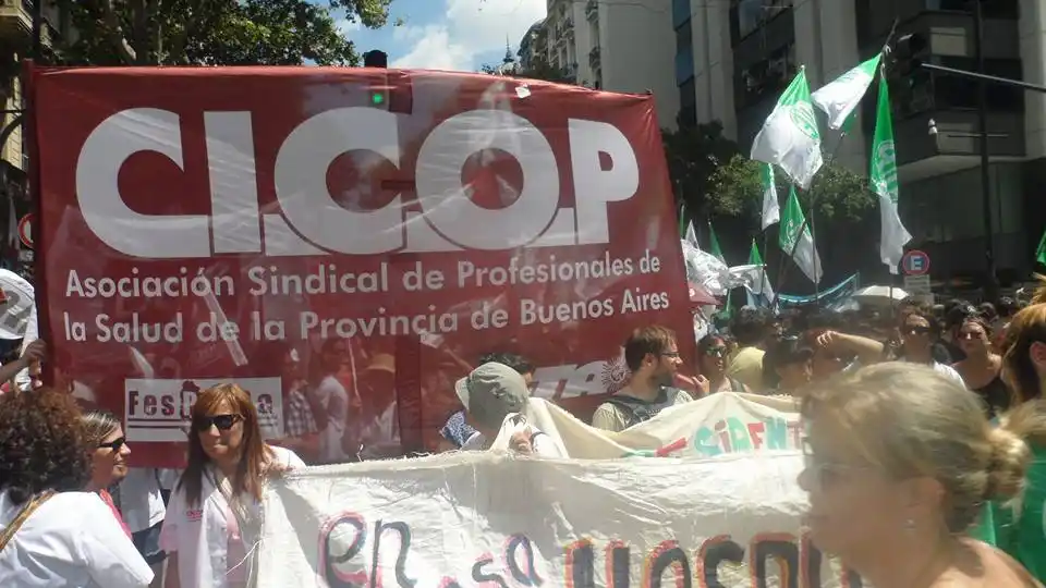 Paro de médicos bonaerenses de Cicop por 48 horas