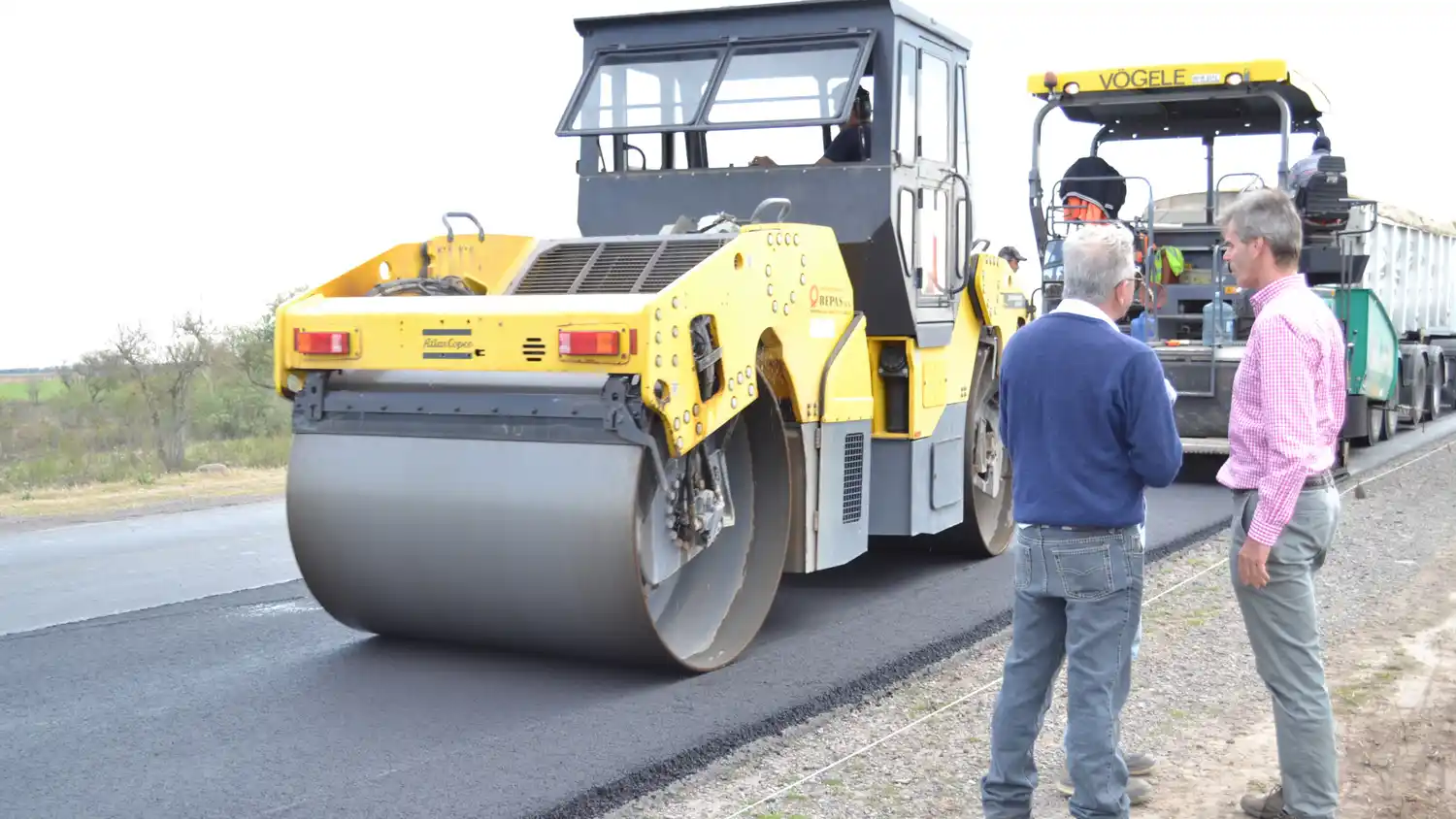 La provincia avanza con la repavimentación de la Ruta 4