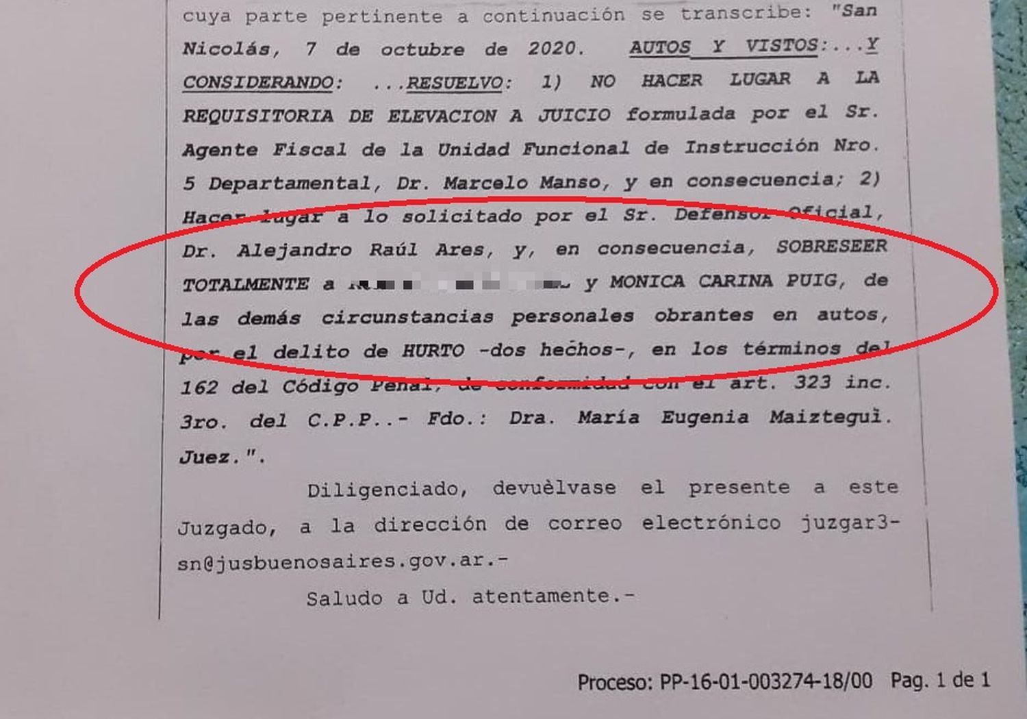 Sobreseyeron a las enfermeras acusadas de robar comida de la cocina del Hospital