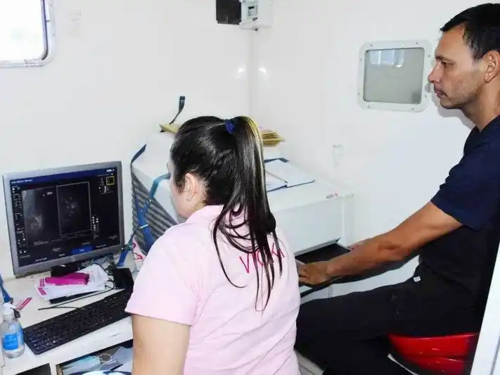 El Programa de Detección Precoz de
Cáncer de Mama estuvo en el barrio Liborsi