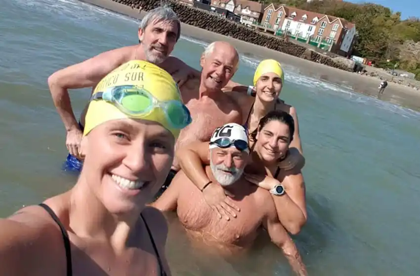Tras una falla en el motor de la embarcación, Giaccaglia debió cancelar su cruce en el Canal de la Mancha