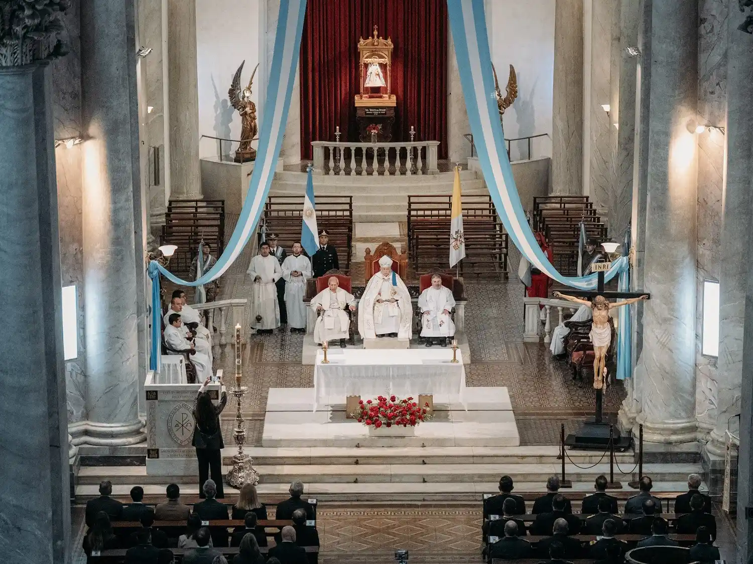 Tedeum oficiado por el arzobispo de Paraná, monseñor Juan Alberto Puiggari