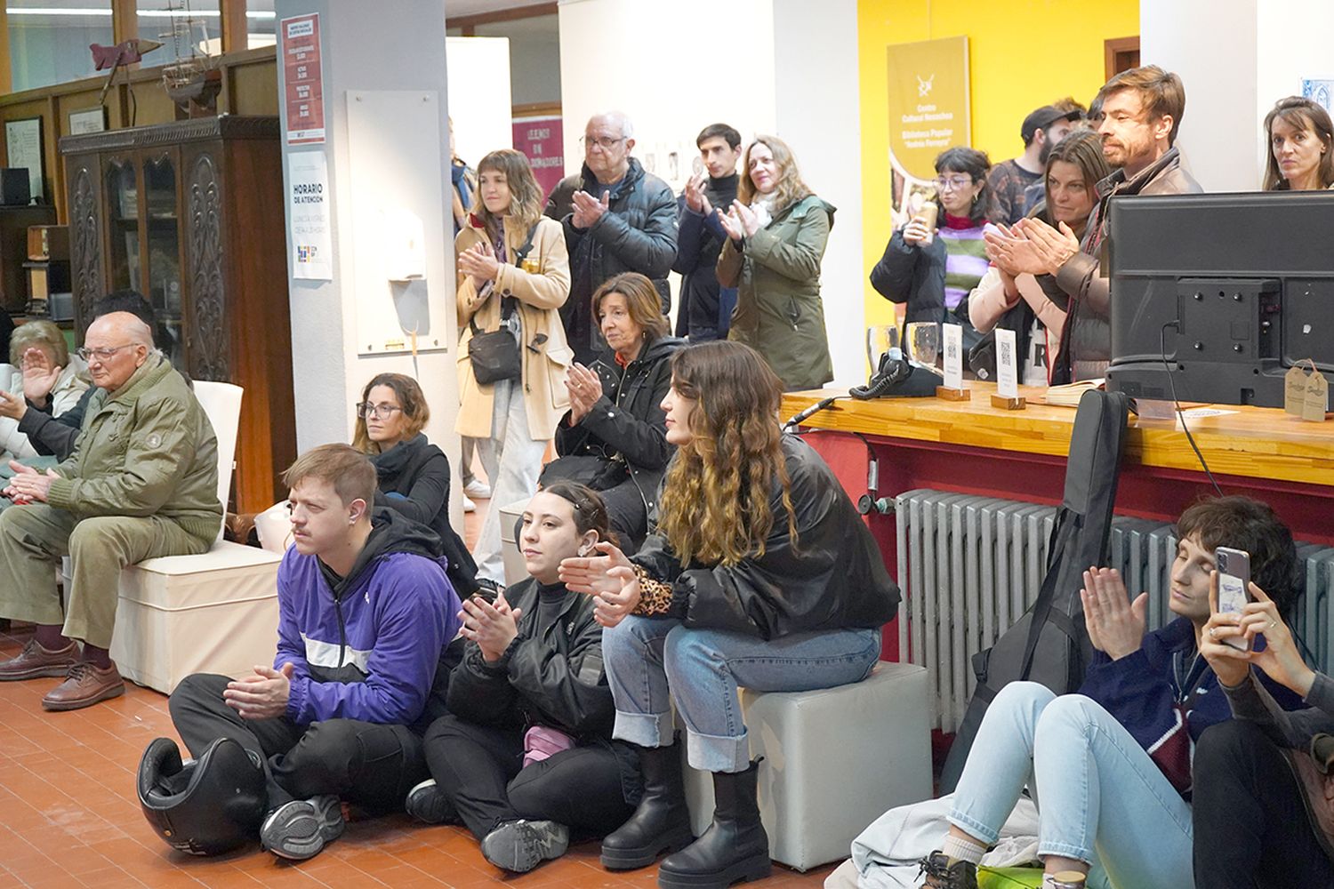 Público. Con aplausos acompañó todas las presentaciones