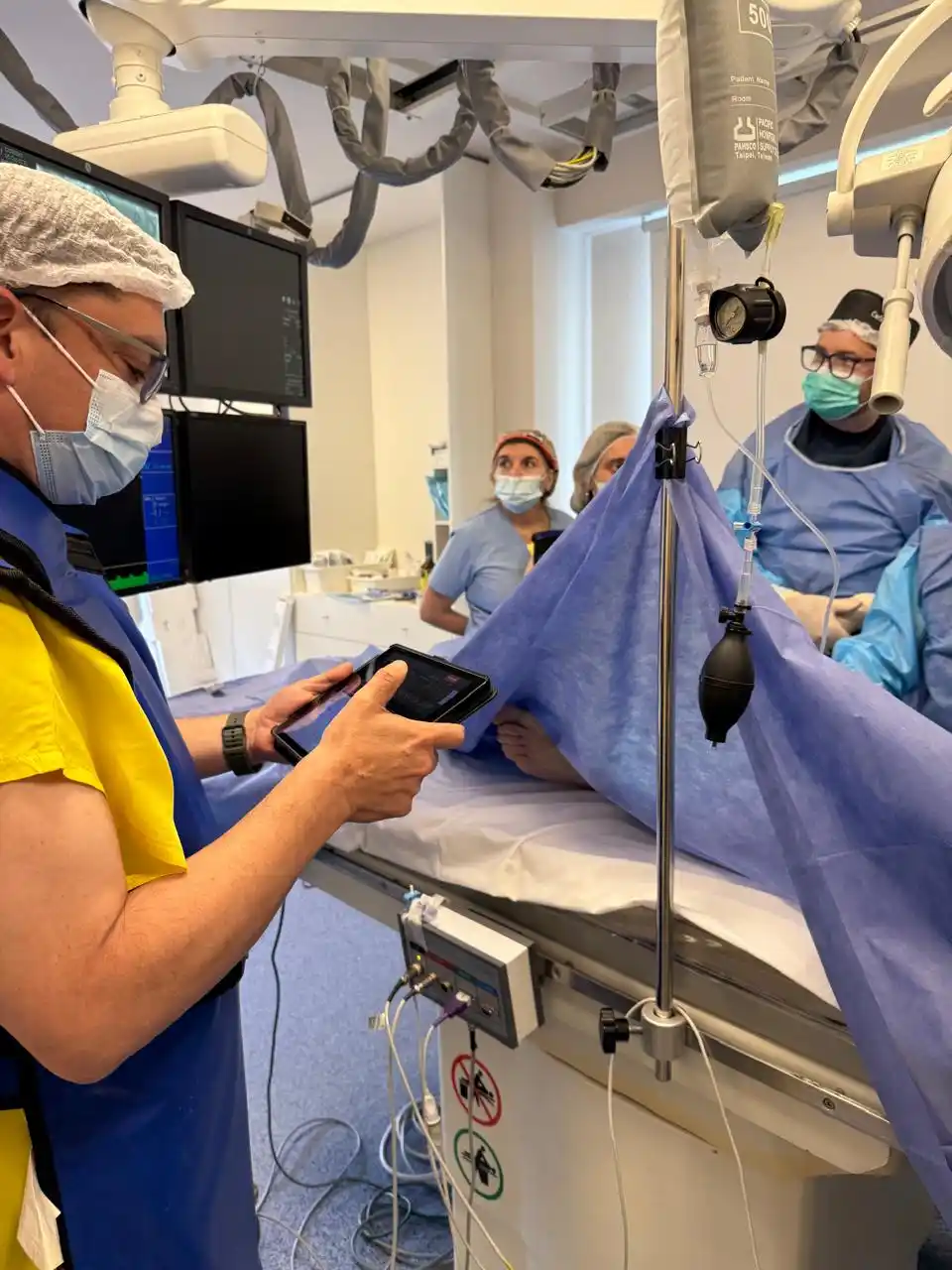 Intervención cardiológica compleja y exitosa en SANATORIO TANDIL