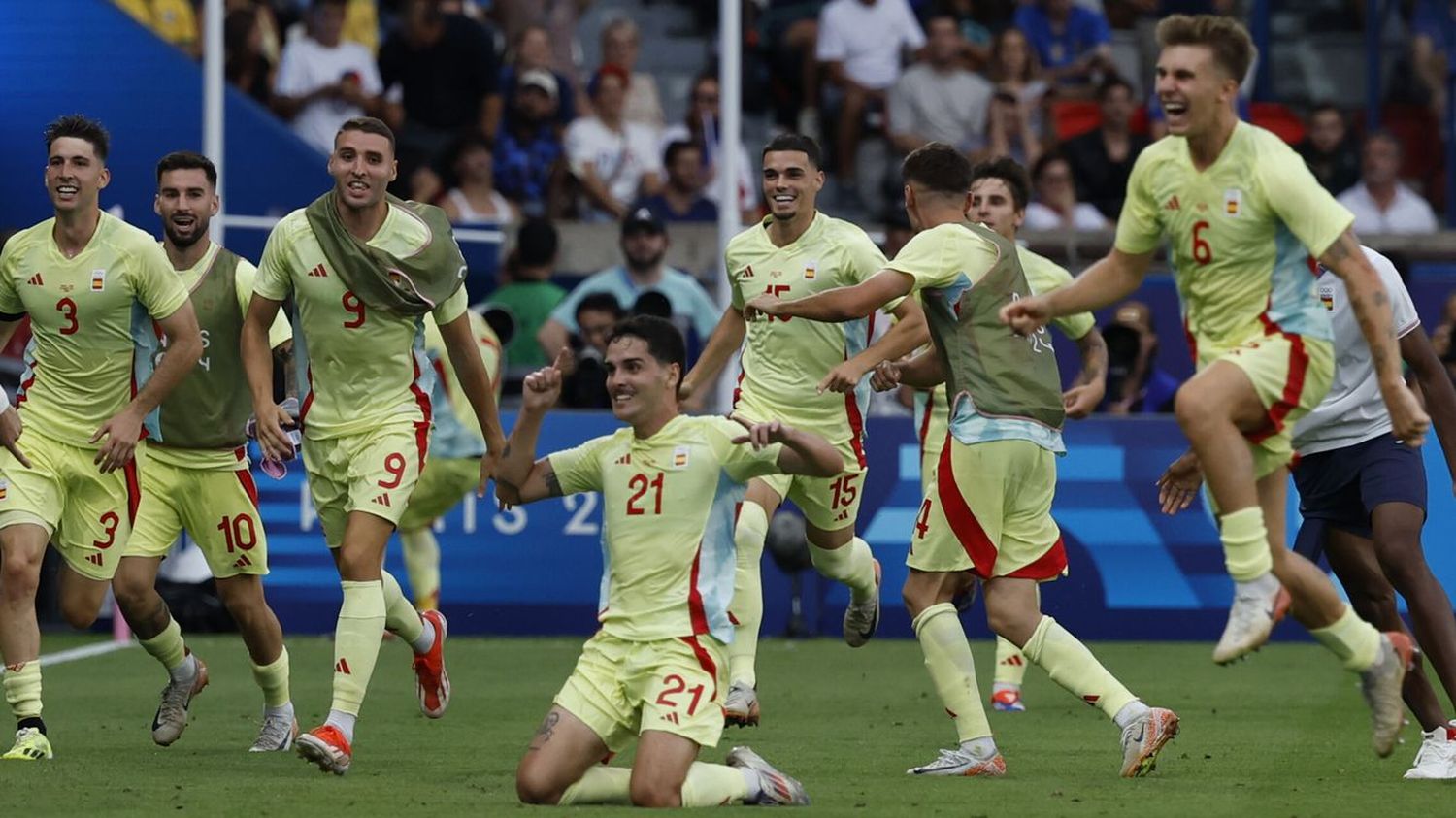 España batió a Francia y consiguió su segunda medalla dorada en fútbol olímpico.