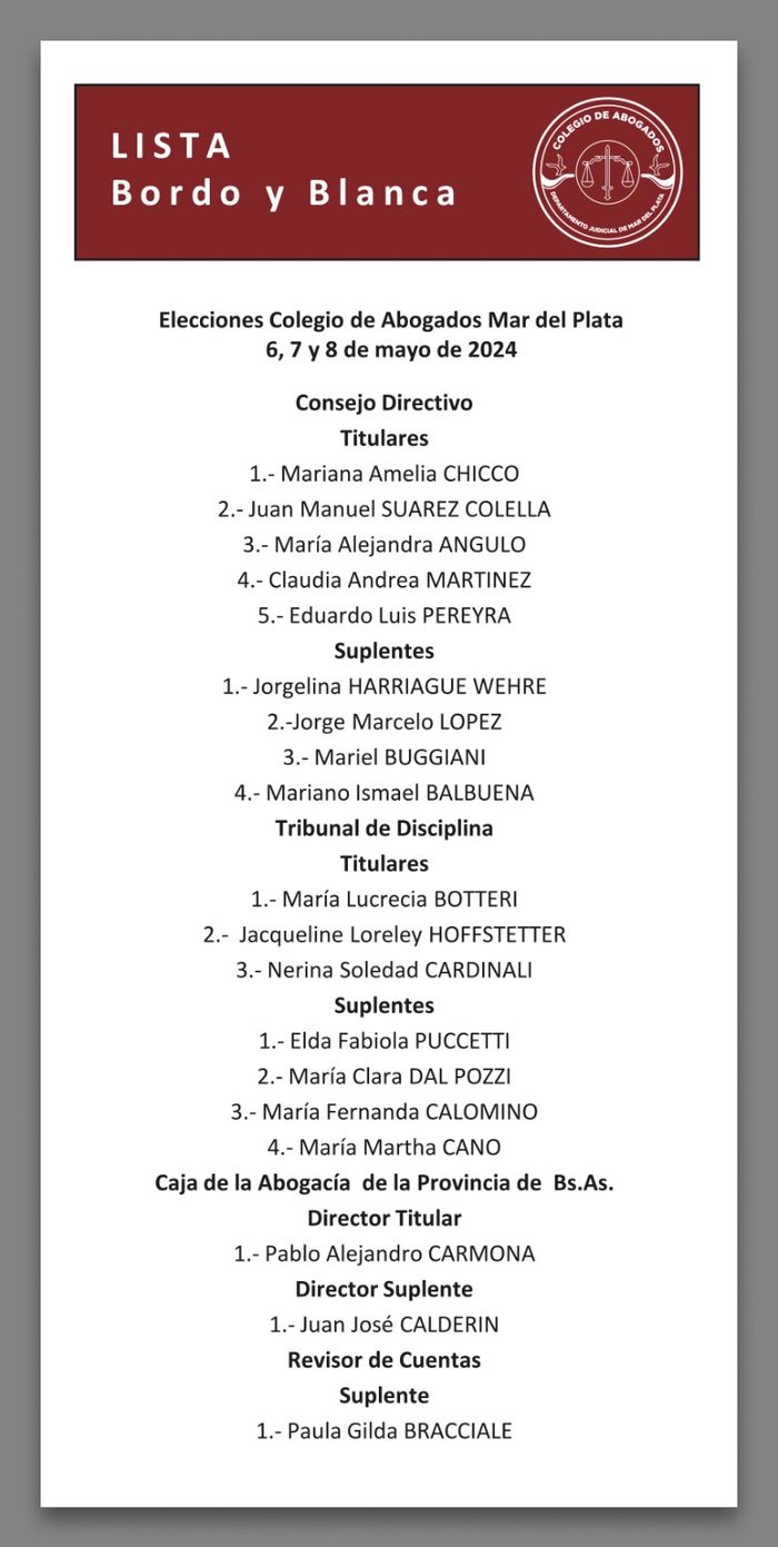 lista bordó abogados
