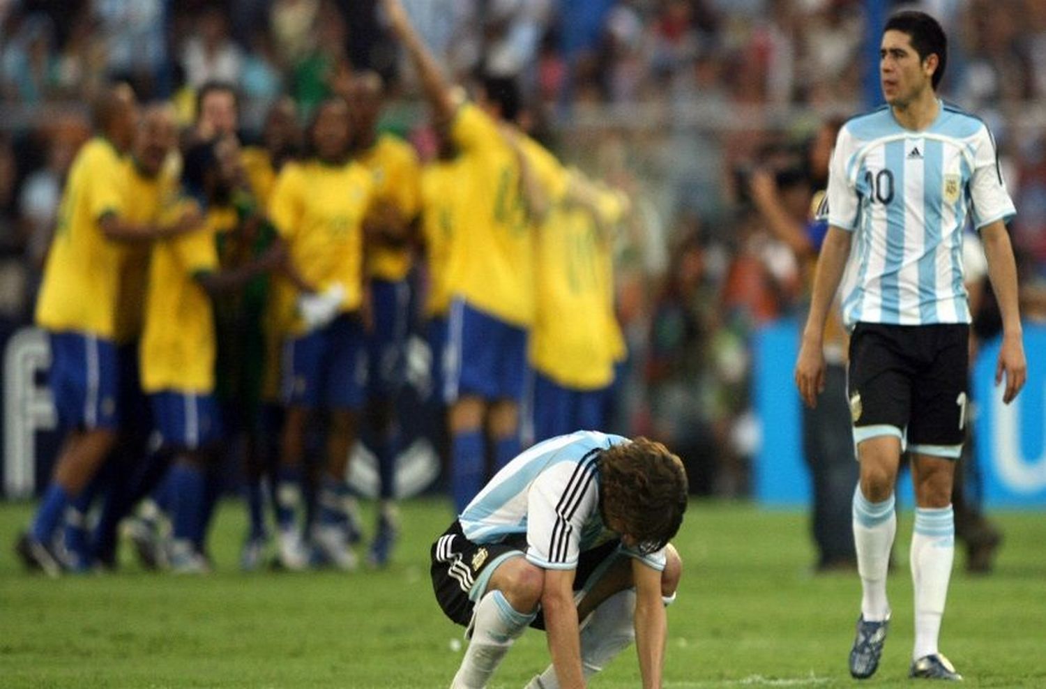 La racha negra de Argentina ante Brasil en finales