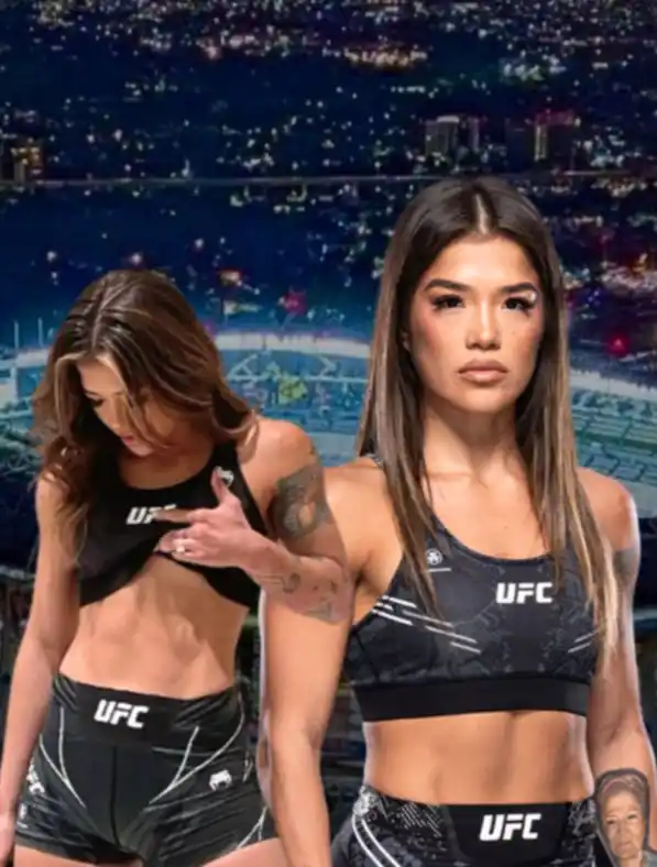 La luchadora de UFC Tracy Cortez se lleva todas las miradas en el estadio Azteca