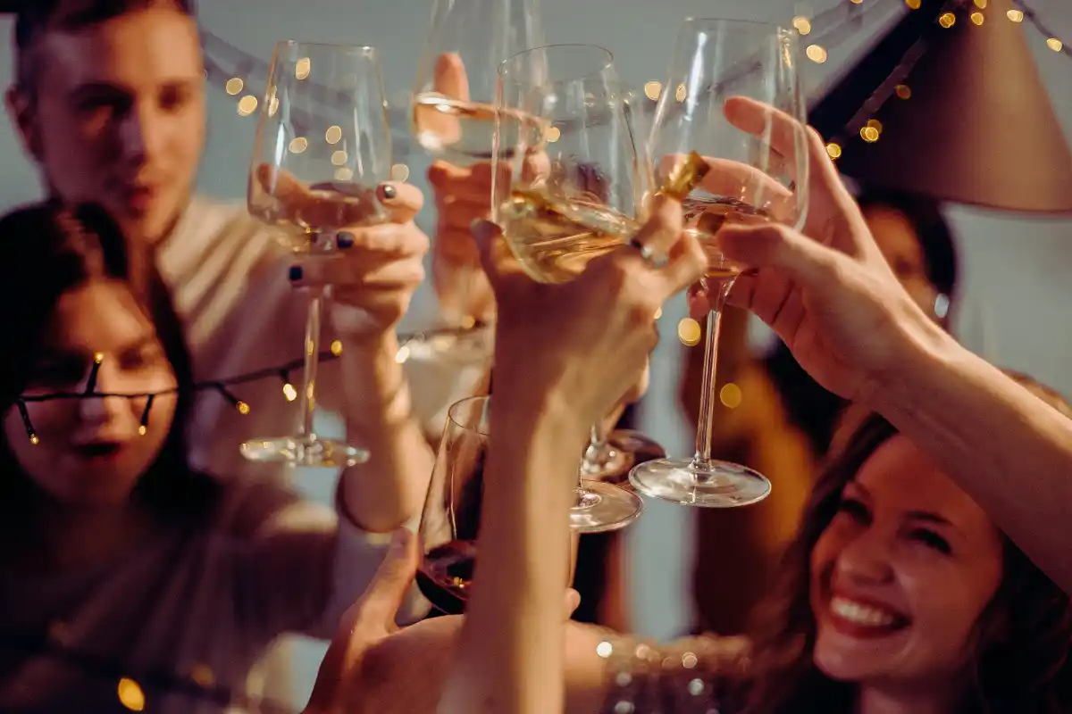 El alcohol está presente en las Fiestas.