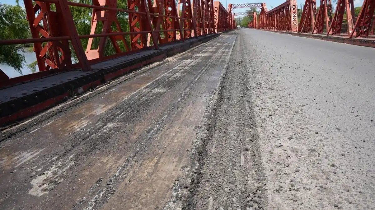 Comenzó el reasfaltado del puente Méndez Casariego: habrá un corte total de 12 horas