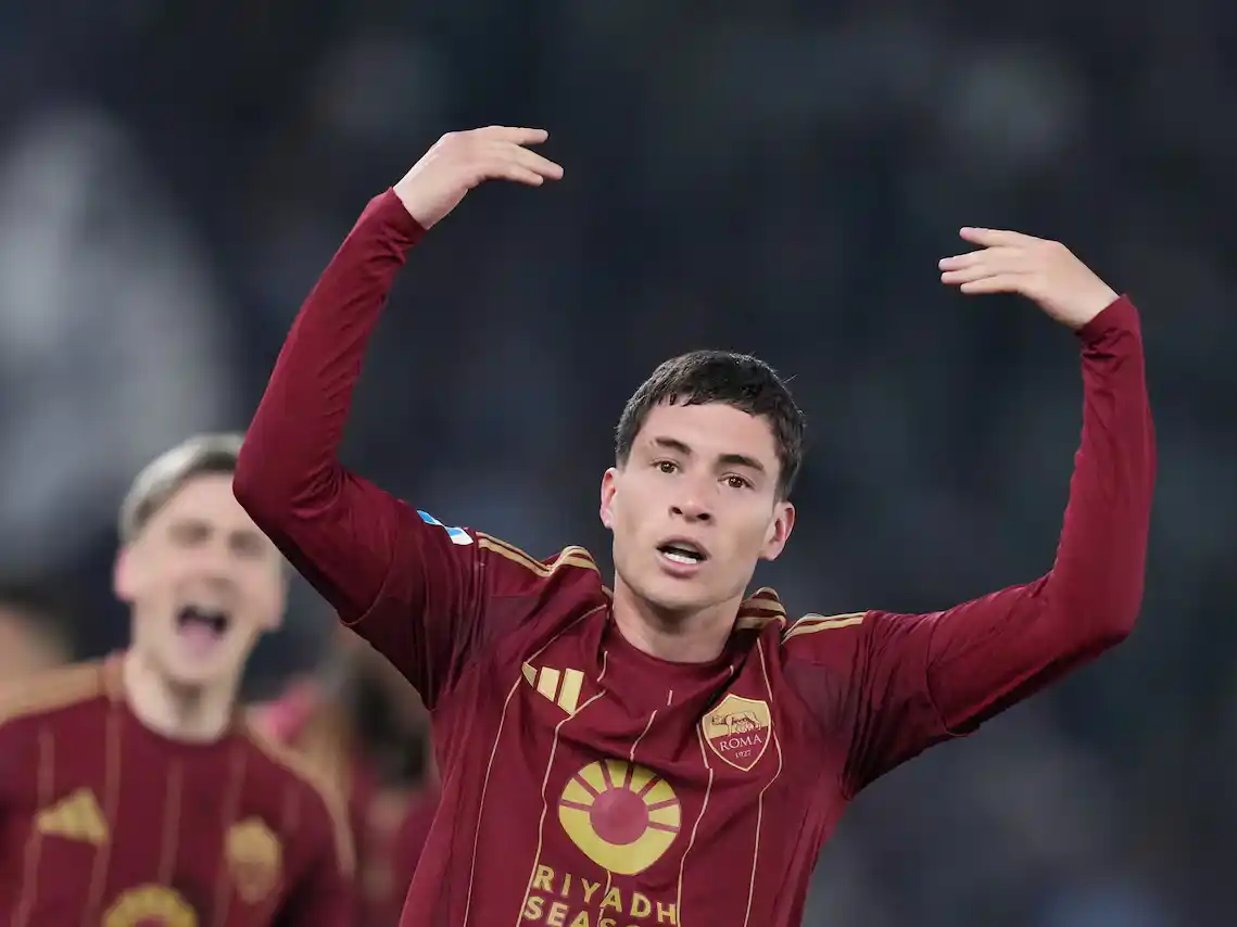 Matías Soulé, actual jugador de la Roma.