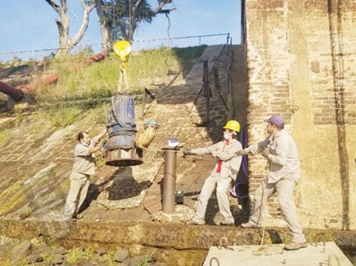 EDOS realizó la instalación de una bomba adicional en la planta potabilizadora 